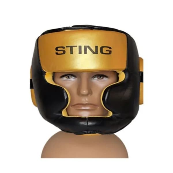 کلاه بوکس فک دار چرم STING — تصویر ۴