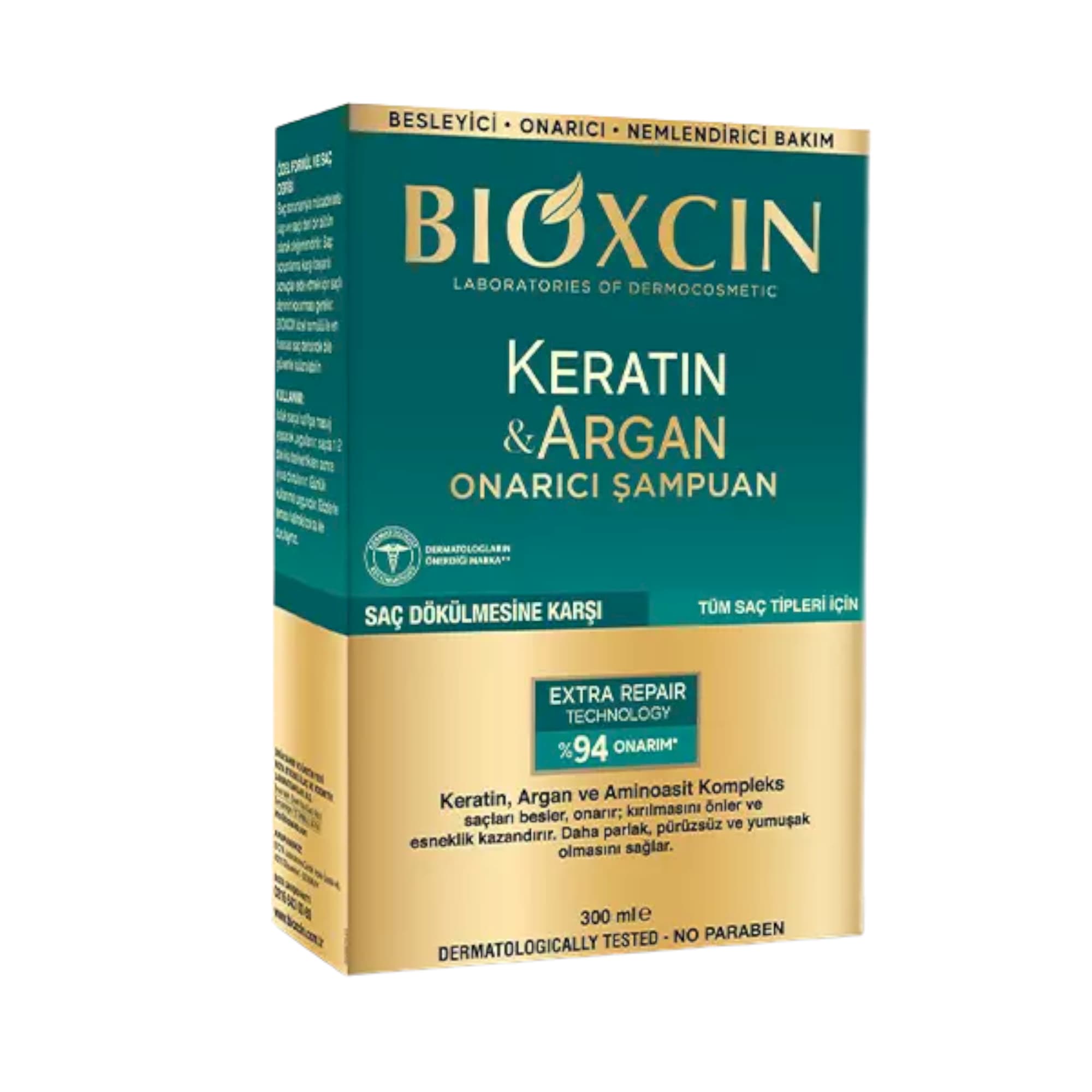 شامپو ترمیمکننده و تقویتکننده بیوکسین کراتین و آرگان Bioxcin Keratin & Argan حجم 300 میل — تصویر ۸