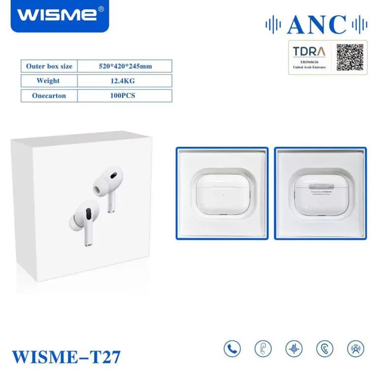 هدفون بی سیم ویسمی مدل WISME-T27 — تصویر ۲
