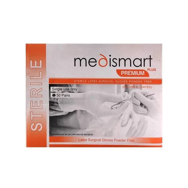دستکش جراحی بدون پودر مدی اسمارت – Medismart