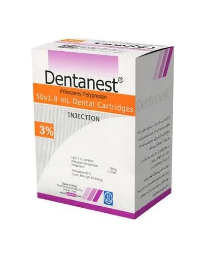 بی حسی دندانپزشکی (کارپول) 3% دنتانست داروپخش – Dentanest — تصویر ۲