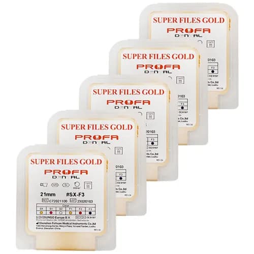 فایل روتاری پروفا گلد طول 25 – Profa Super Files Gold — تصویر ۲