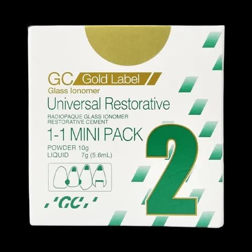 گلاس آینومر ترمیمی جی سی سلف کیور – GC Fuji ll LC GOLD Label — تصویر ۳