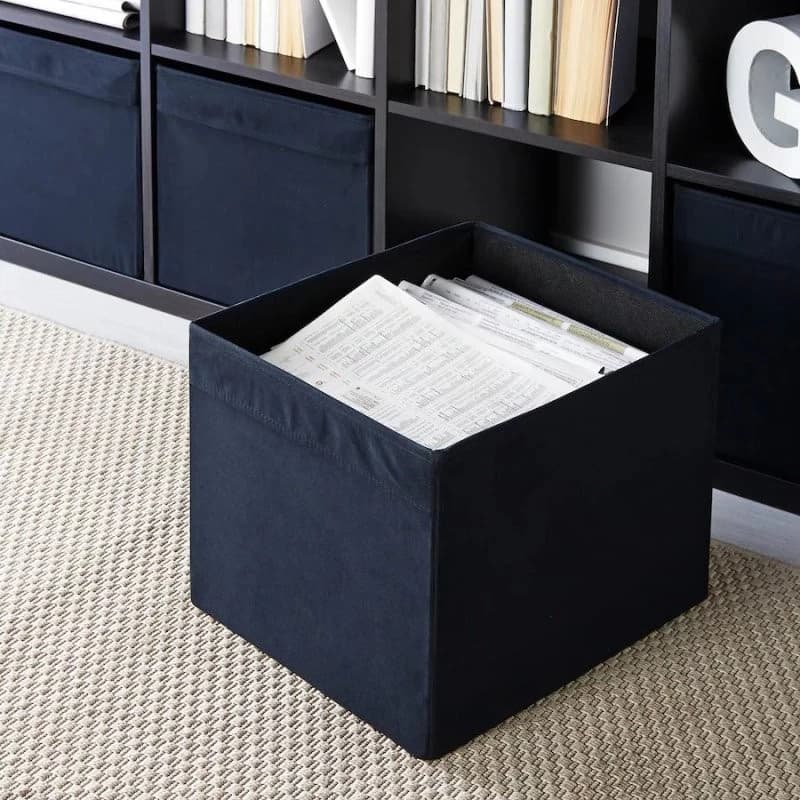 کتابخانه ایکیا مدل Kalax (4 × 4/قهوه ای تیره) — تصویر ۱۱