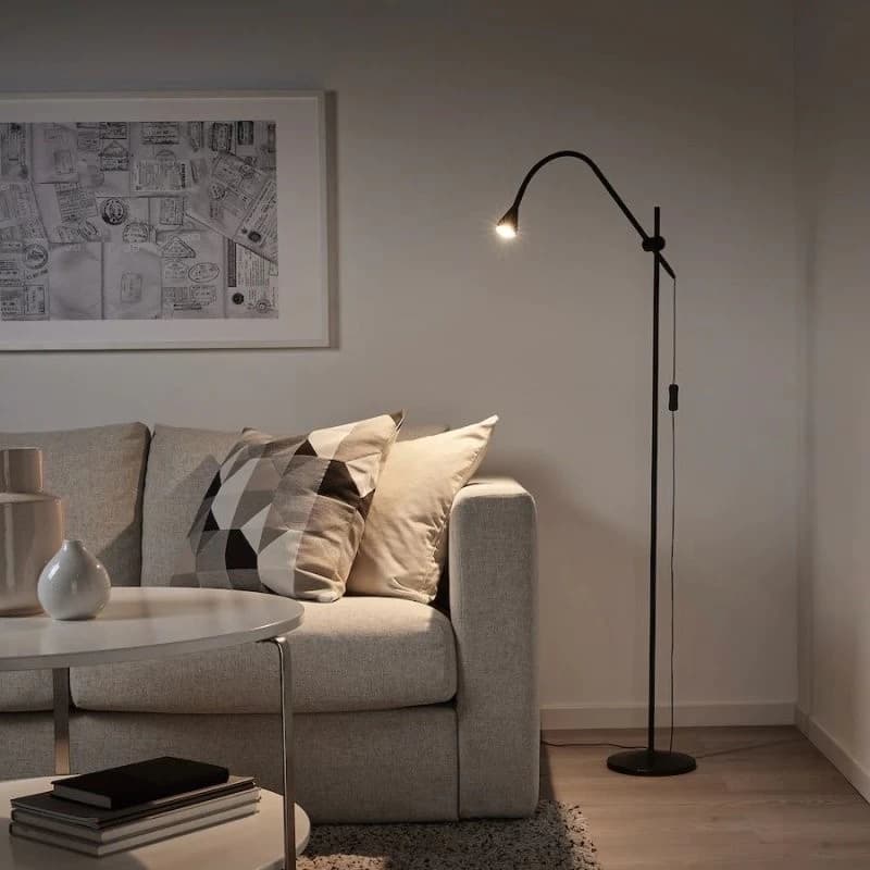 آباژور LED ایستاده ایکیا مدل NAVLINGE / مشکی — تصویر ۲
