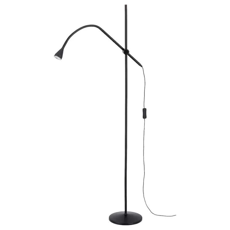آباژور LED ایستاده ایکیا مدل NAVLINGE / مشکی