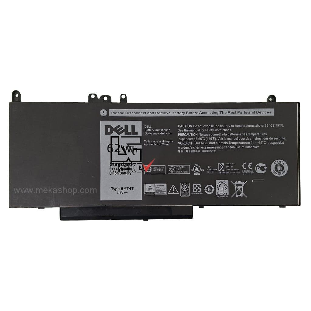باتری اورجینال لپ تاپ دل Pn: 6MT4T) Dell Latitude E5470) — تصویر ۵