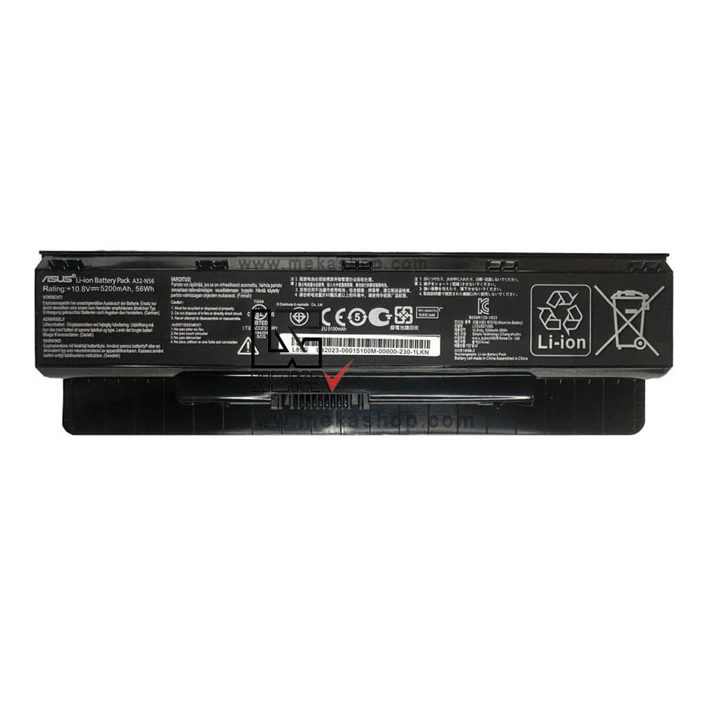 باتری اورجینال لپ تاپ ایسوس Asus N56 مدل A32-N56