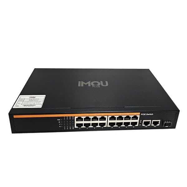 سوئیچ ۱۶ پورت گیگابیت PoE برند IMOU PLUS مدل IM-3016-GP — تصویر ۳
