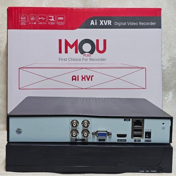 دستگاه XVR ایموپلاس مدل 2016 | 16 کانال 4K-Lite & 5MP، H.265 با هوش مصنوعی و خروجی 4K — تصویر ۷