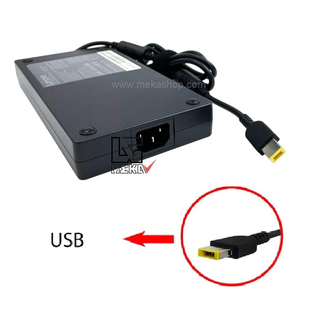 شارژر آداپتور اورجینال لپ تاپ لنوو Lenovo 20V 11.5A USB — تصویر ۸