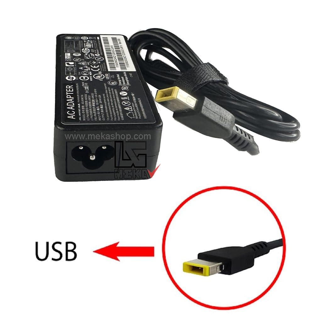 شارژر آداپتور لپ تاپ لنوو Lenovo 20V 3.25A USB — تصویر ۱۰
