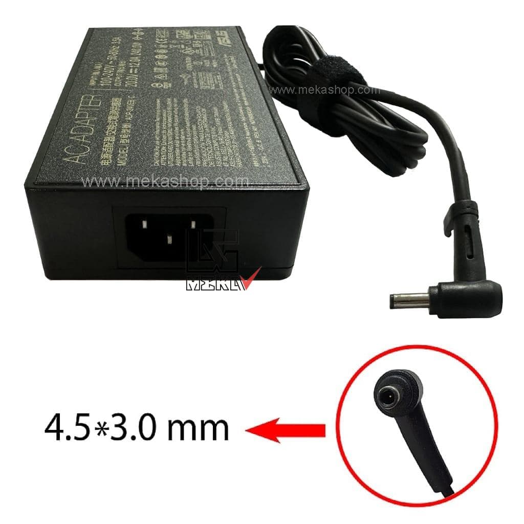 شارژر آداپتور اورجینال لپ تاپ ایسوس Asus 20V 12A Pin 4.5*3.0 — تصویر ۶