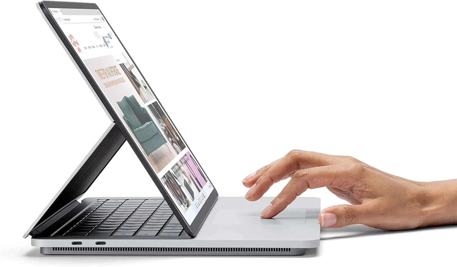 لپ تاپ استوک مایکروسافت سرفیس استودیو Surface Laptop Studio | Core i5-11300H | 16GB RAM | 256GB SSD | Intel Iris Xe | 14.4″ 2K Touch 2 in 1 — تصویر ۷