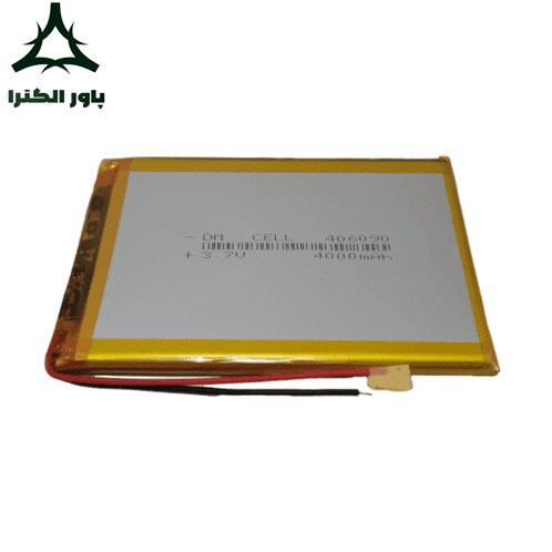 باتری لیتیوم پلیمری 3.7V 4000mAh 406090 DM CELL — تصویر ۵