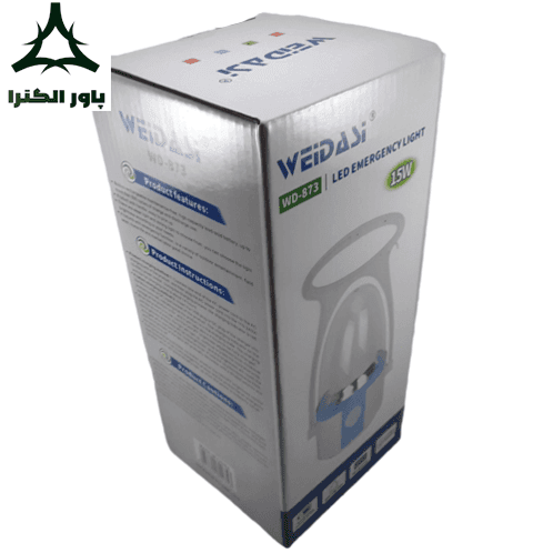چراغ اضطراری فانوسی WD-873 شارژی ویداسی | WEIDASI — تصویر ۶