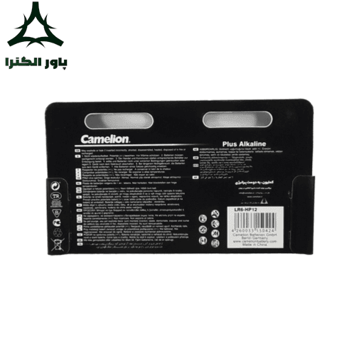 باتری قلمی 1.5V پلاس آلکالاین کملیون Camelion | بسته 12 عددی | AA — تصویر ۵