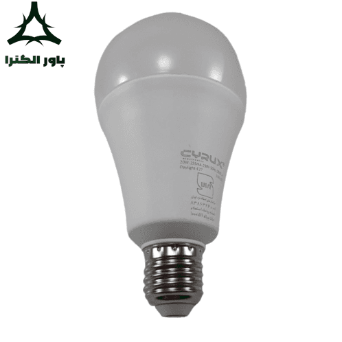 لامپ LED مهتابی 20 وات سایروکس CYRUX | مدل A80-E27