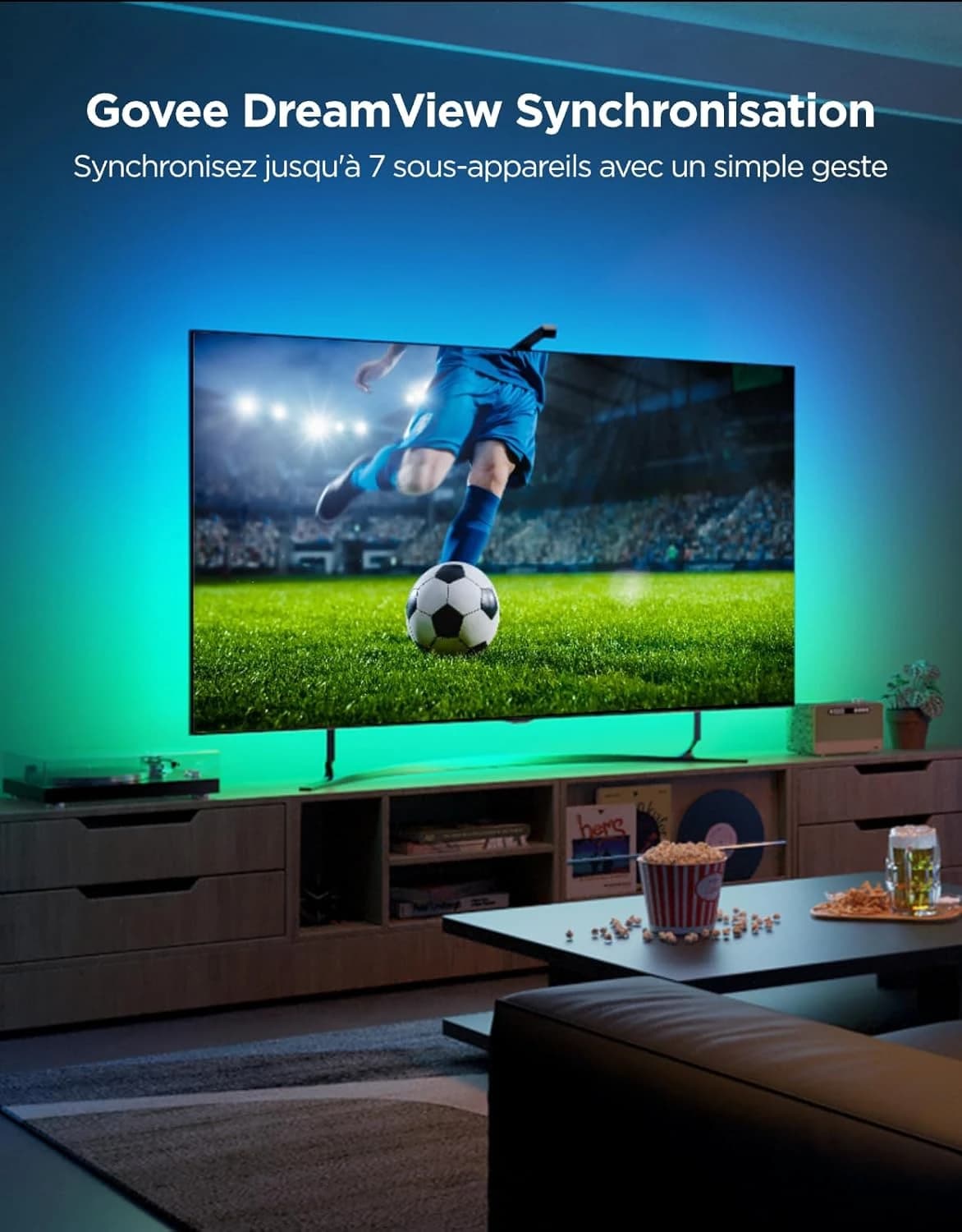 ریسه هوشمند تلویزیون 55 – 65 اینچ گووی مدل TV Backlight 3 Lite (55-65 inch) H6099 — تصویر ۹