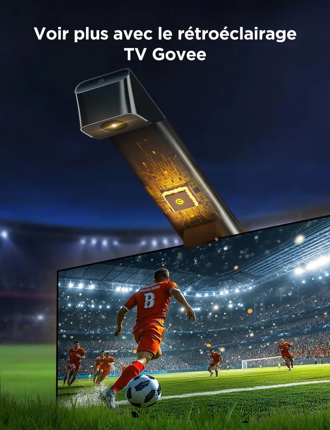ریسه هوشمند تلویزیون 55 – 65 اینچ گووی مدل TV Backlight 3 Lite (55-65 inch) H6099 — تصویر ۱۰