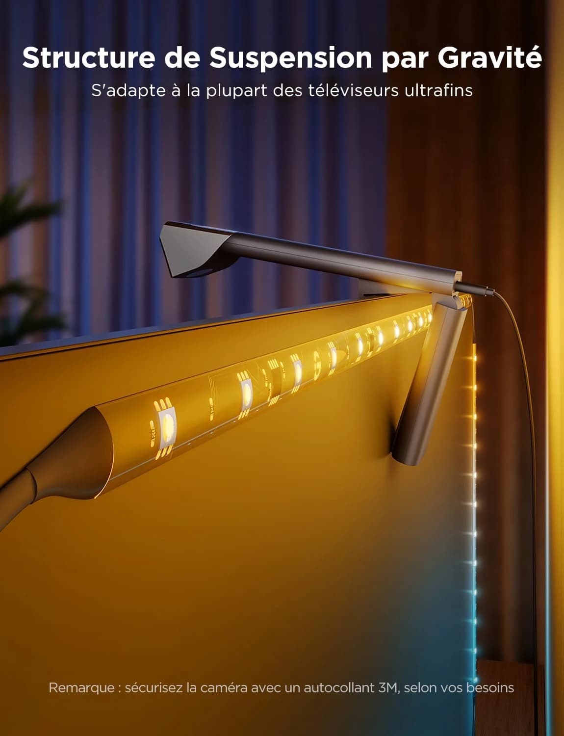 ریسه هوشمند تلویزیون 55 – 65 اینچ گووی مدل TV Backlight 3 Lite (55-65 inch) H6099 — تصویر ۲