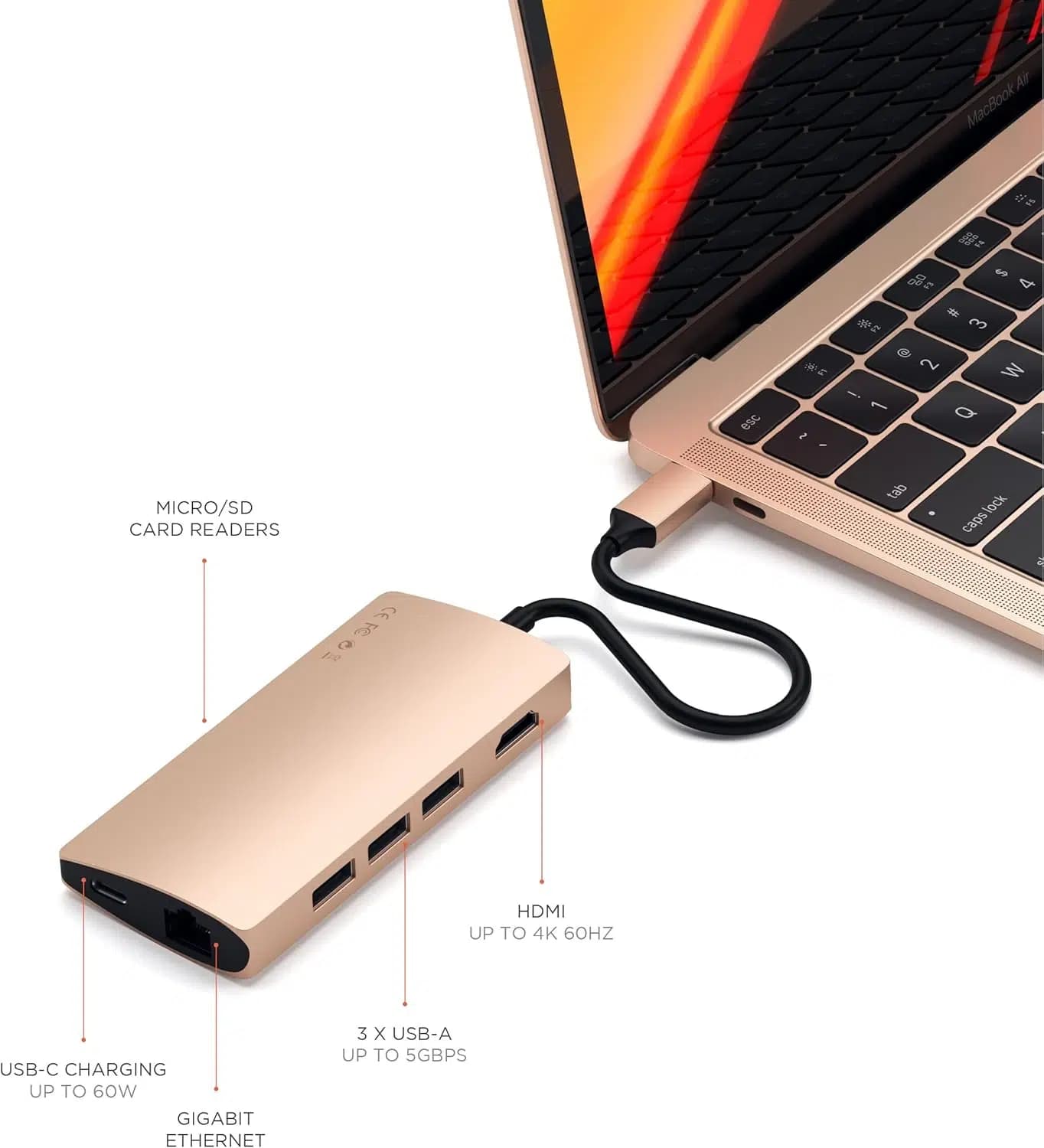 هاب ساتچی satechi-usb-c-hub-8in1-v2