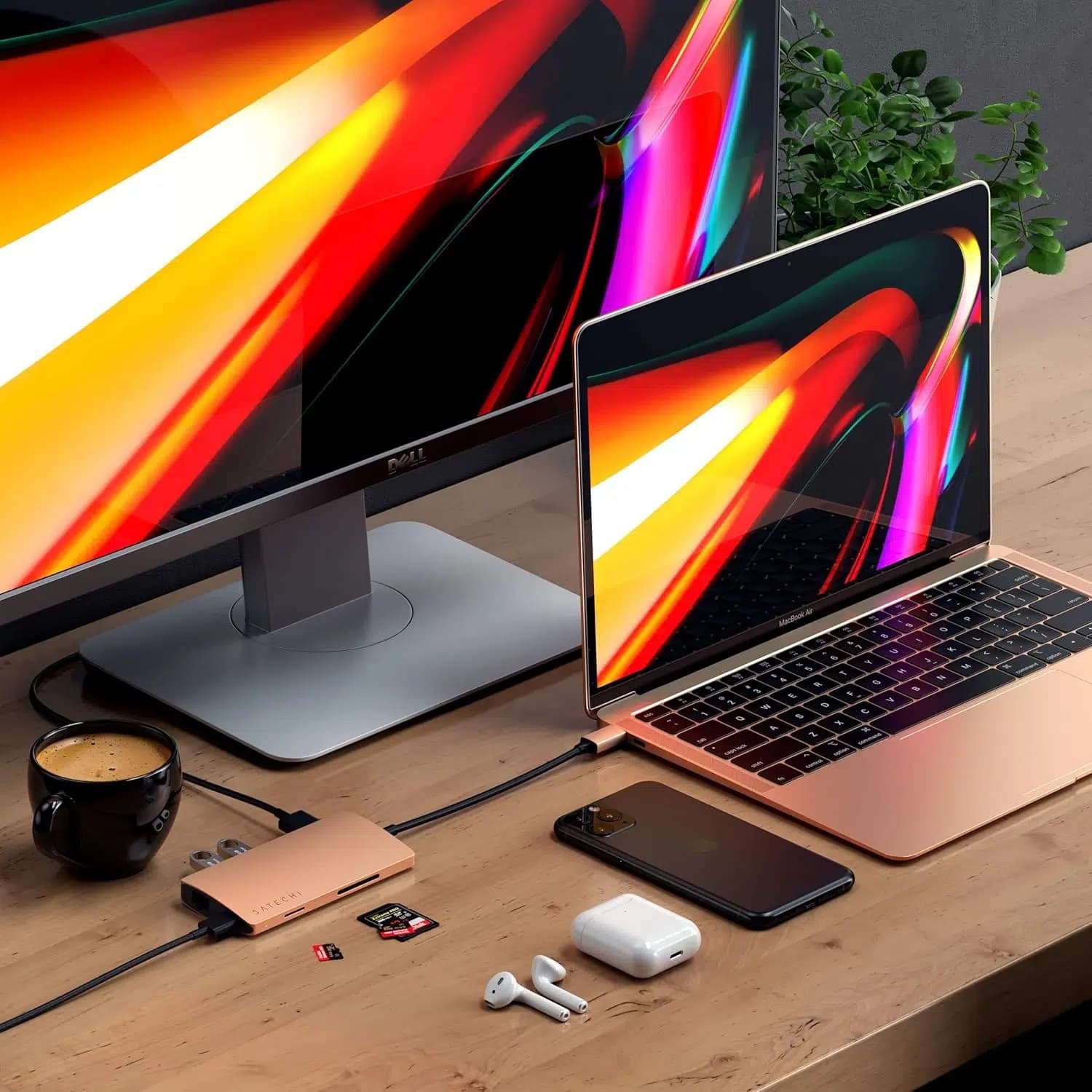 هاب ساتچی satechi-usb-c-hub-8in1-v2 — تصویر ۵