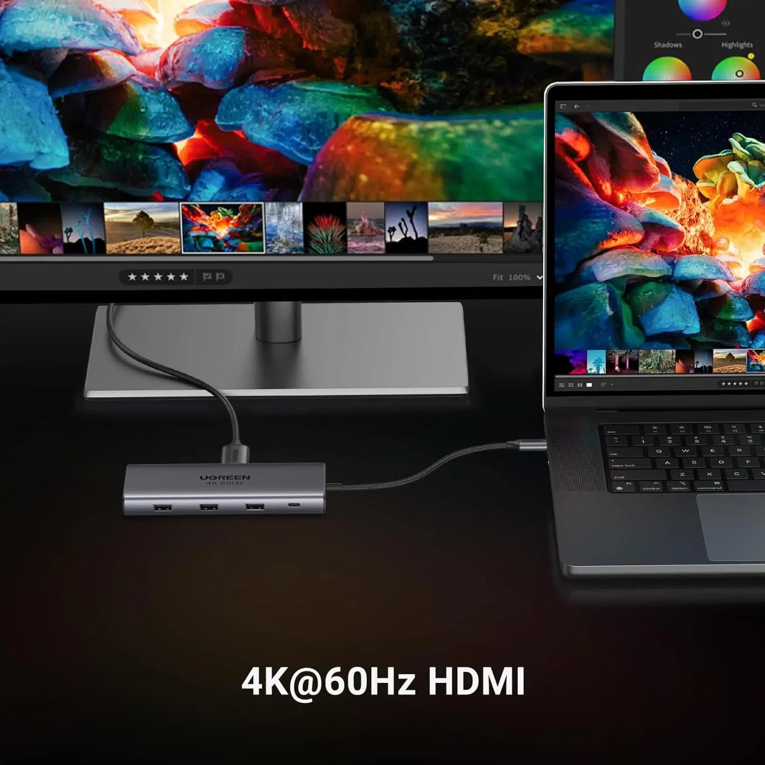 هاب USB-C یوگرین Revodok Pro 109 9 در 1 – UGREEN Revodok Pro 109 USB C Hub 9 in 1 — تصویر ۸