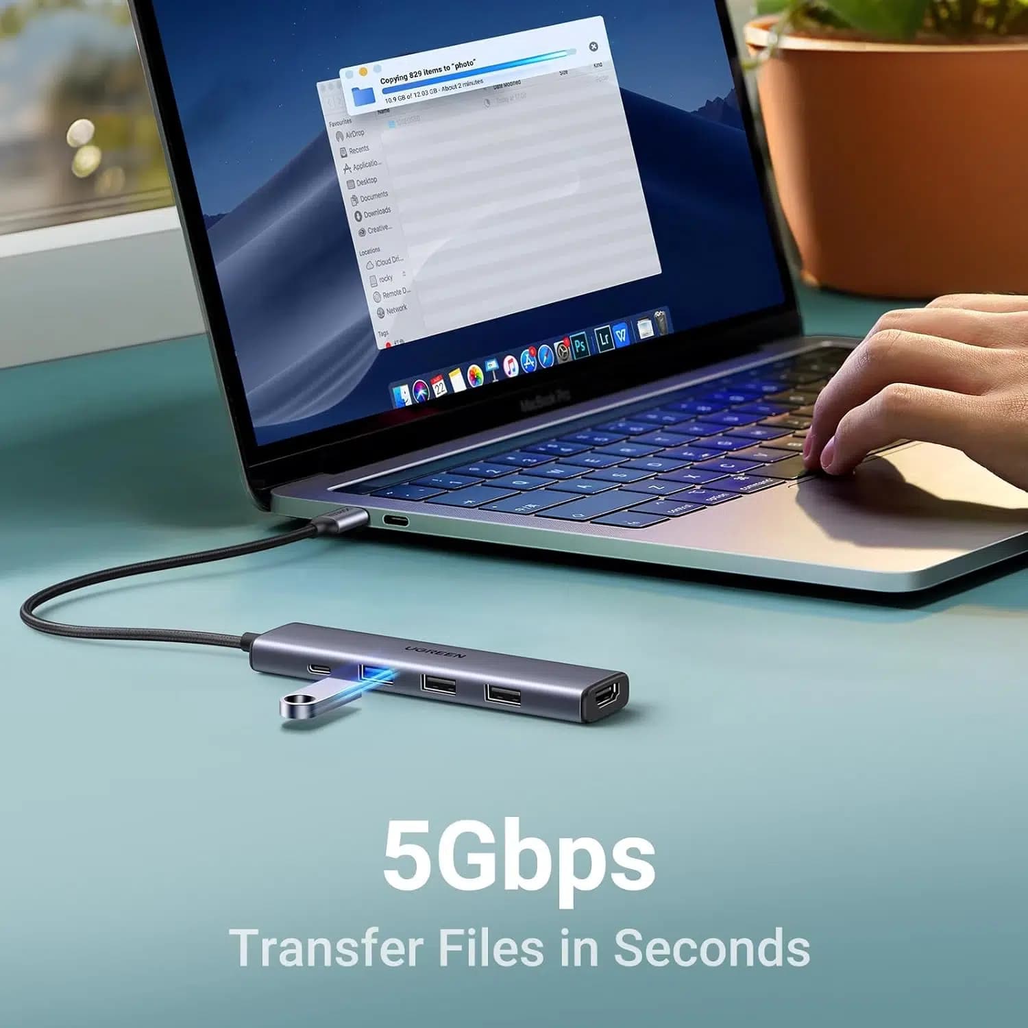 هاب USB-C یوگرین Revodok 105 5 در 1 – UGREEN Revodok 105 USB C Hub 5 in 1 — تصویر ۱۰