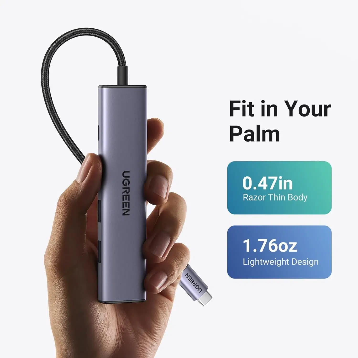 هاب USB-C یوگرین Revodok 105 5 در 1 – UGREEN Revodok 105 USB C Hub 5 in 1