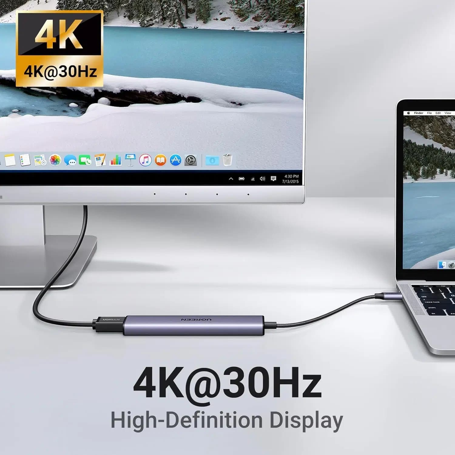 هاب USB-C یوگرین Revodok 105 5 در 1 – UGREEN Revodok 105 USB C Hub 5 in 1 — تصویر ۴