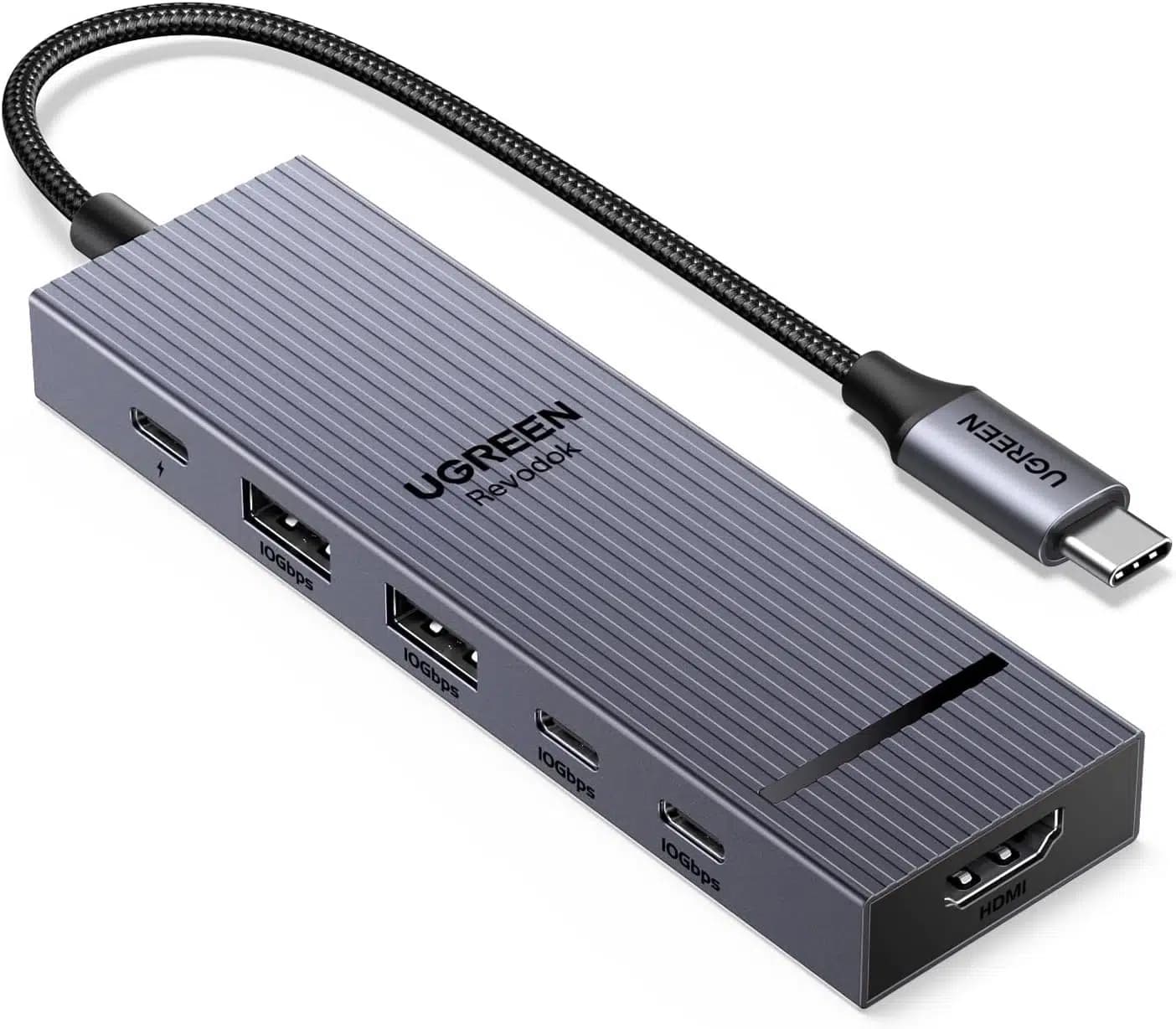 هاب USB-C یوگرین Revodok Pro 6 در 1 – UGREEN Revodok Pro USB-C Hub 6 in 1