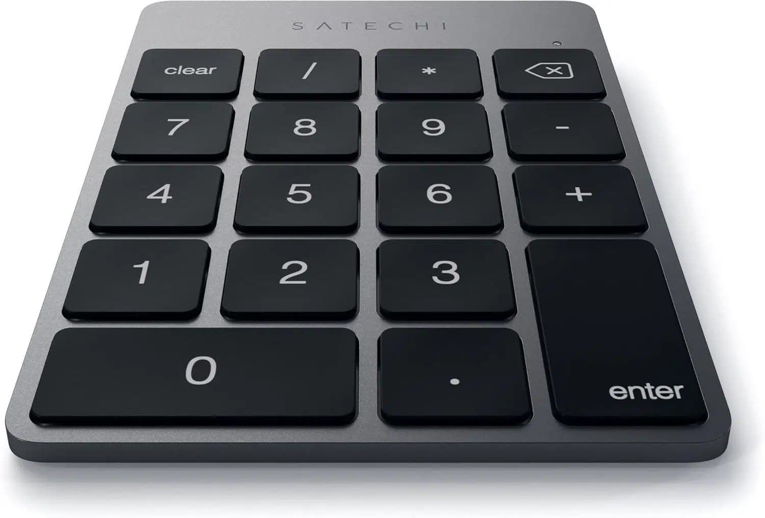 کی‌پد عددی بلوتوثی آلومینیومی Satechi Slim – Satechi Slim Aluminum Bluetooth Keypad — تصویر ۱۰
