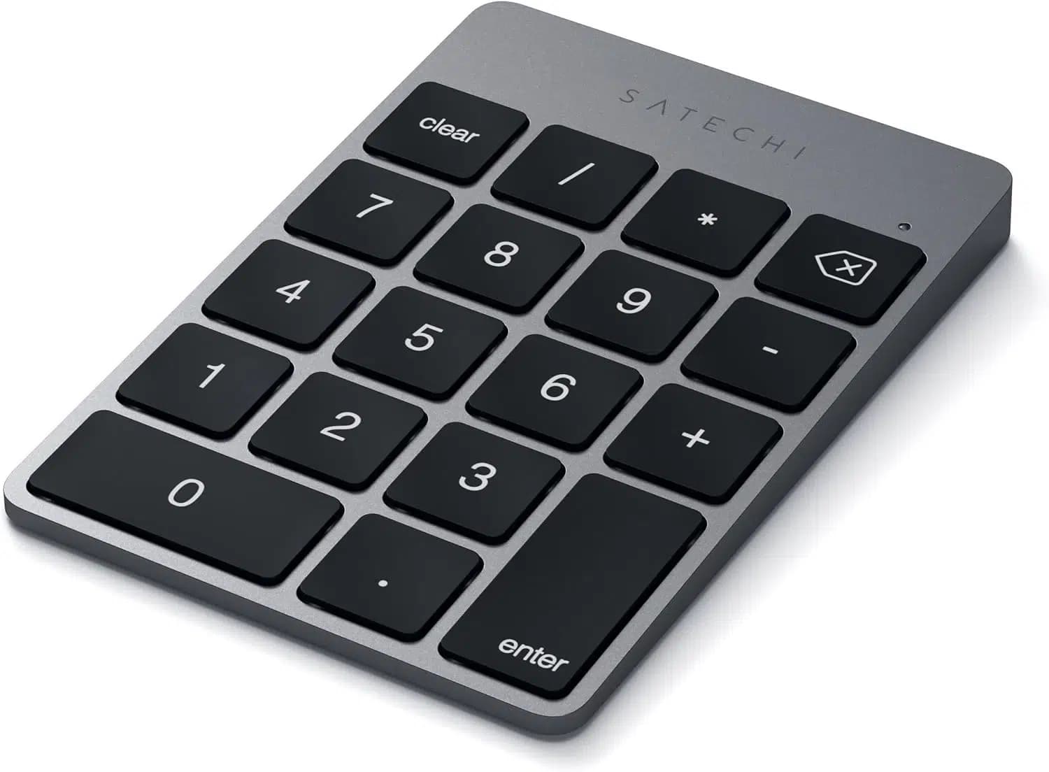 کی‌پد عددی بلوتوثی آلومینیومی Satechi Slim – Satechi Slim Aluminum Bluetooth Keypad — تصویر ۵