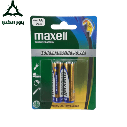 باتری قلمی 1.5 ولت آلکالاین مکسل MAXELL | کارت دو عددی — تصویر ۴