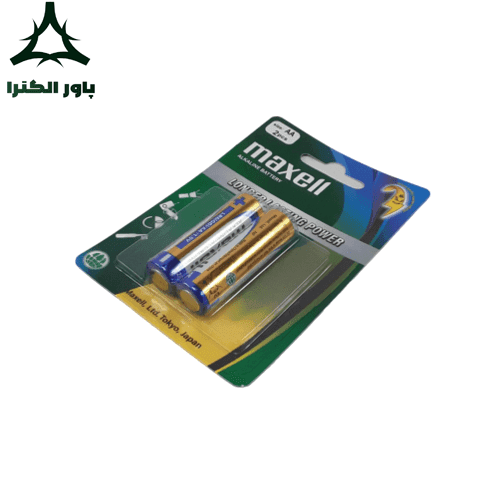 باتری قلمی 1.5 ولت آلکالاین مکسل MAXELL | کارت دو عددی — تصویر ۳