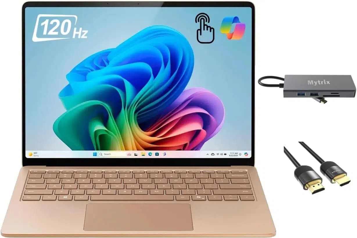 لپ تاپ سرفیس 7 ایکس سریز ایکس الیت – Surface Laptop 7 X Series X ELITE – 13.8 inch / Qualcomm X ELITE / RAM 16GB / 1TB SSD — تصویر ۲