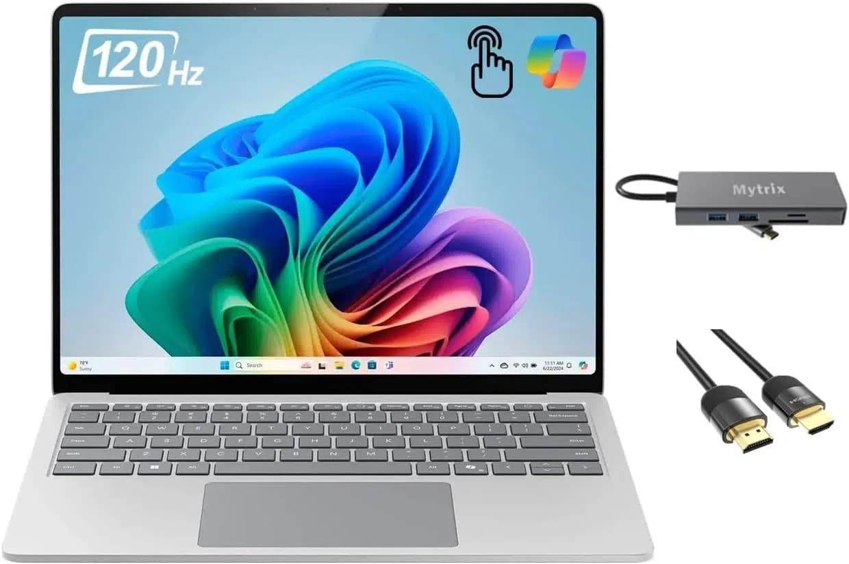 لپ تاپ سرفیس 7 ایکس سریز ایکس پلاس – Surface Laptop 7 X Series X PLUS – 13.8 inch / Qualcomm X PLUS / RAM 16GB / 512GB SSD — تصویر ۶