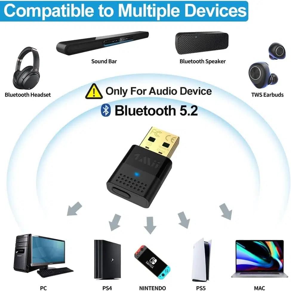 فرستنده بلوتوث 1Mii USB — تصویر ۴
