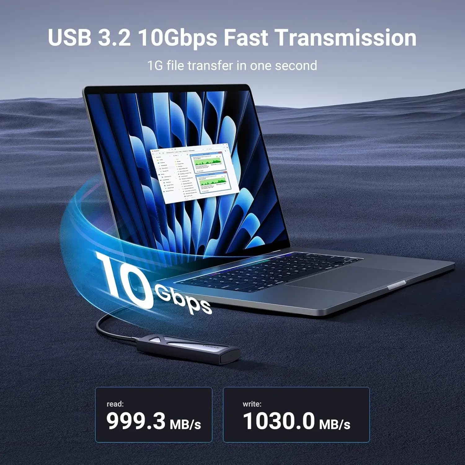 باکس هارد Ugreen CM578 NVMe — تصویر ۲