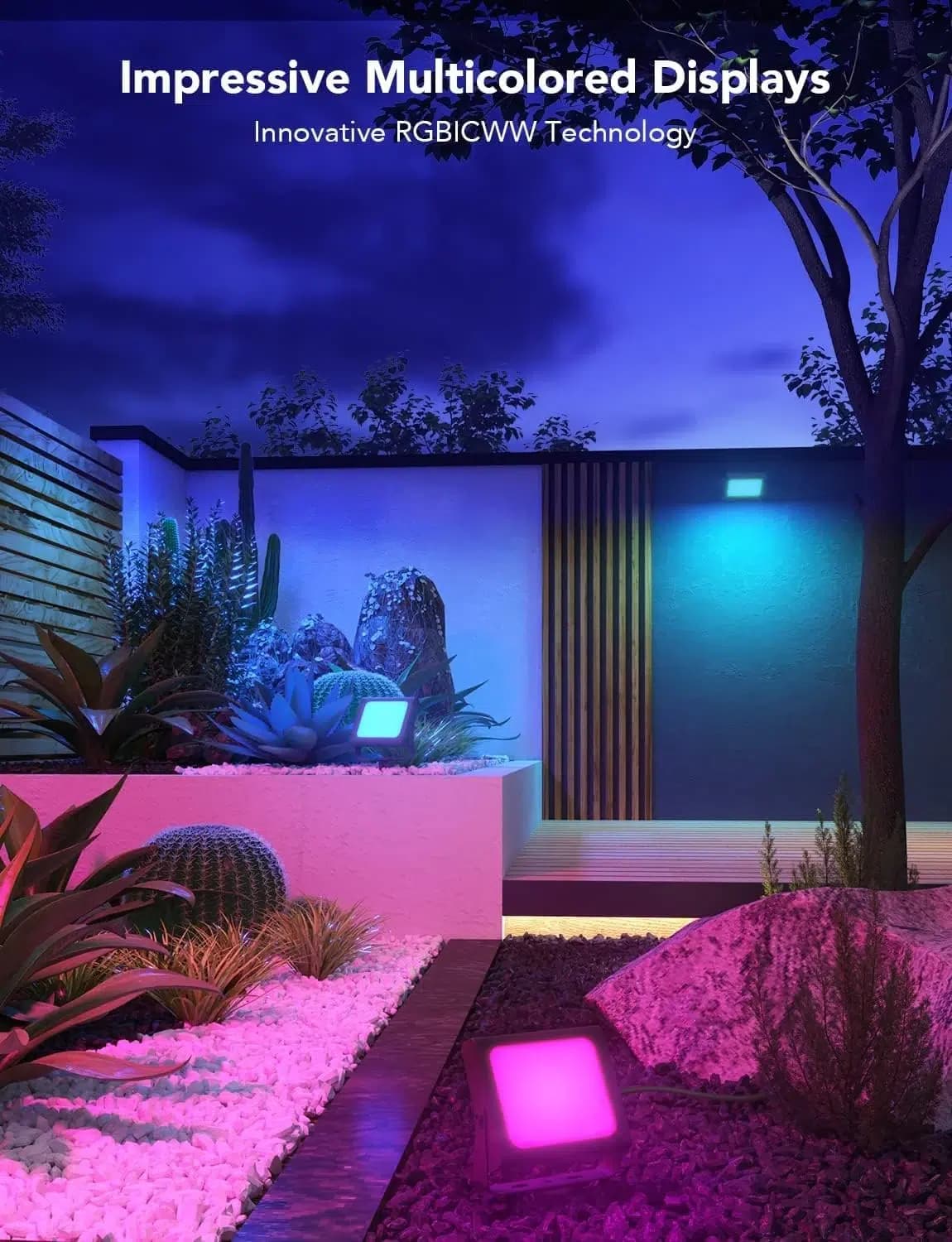 نورافکن فضای باز Govee Outdoor Flood Lights IP65 — تصویر ۲