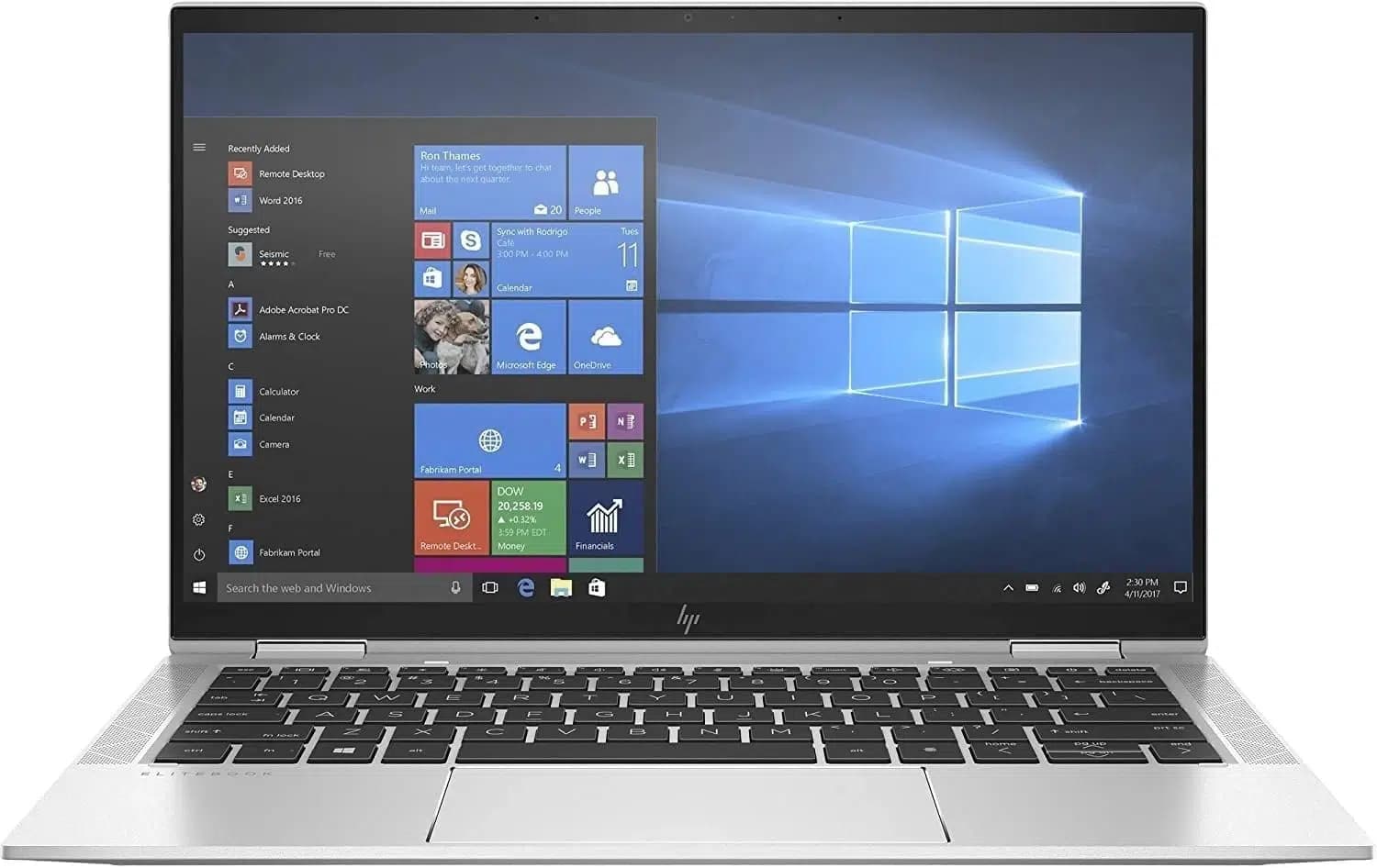 لپ تاپ 13.3 اینچی اچ پی مدل EliteBook 830 G7 x360-i5 10310U-16GB RAM-256GB SSD-Intel Iris Plus Graphics-FHD لمسی X360 — تصویر ۶