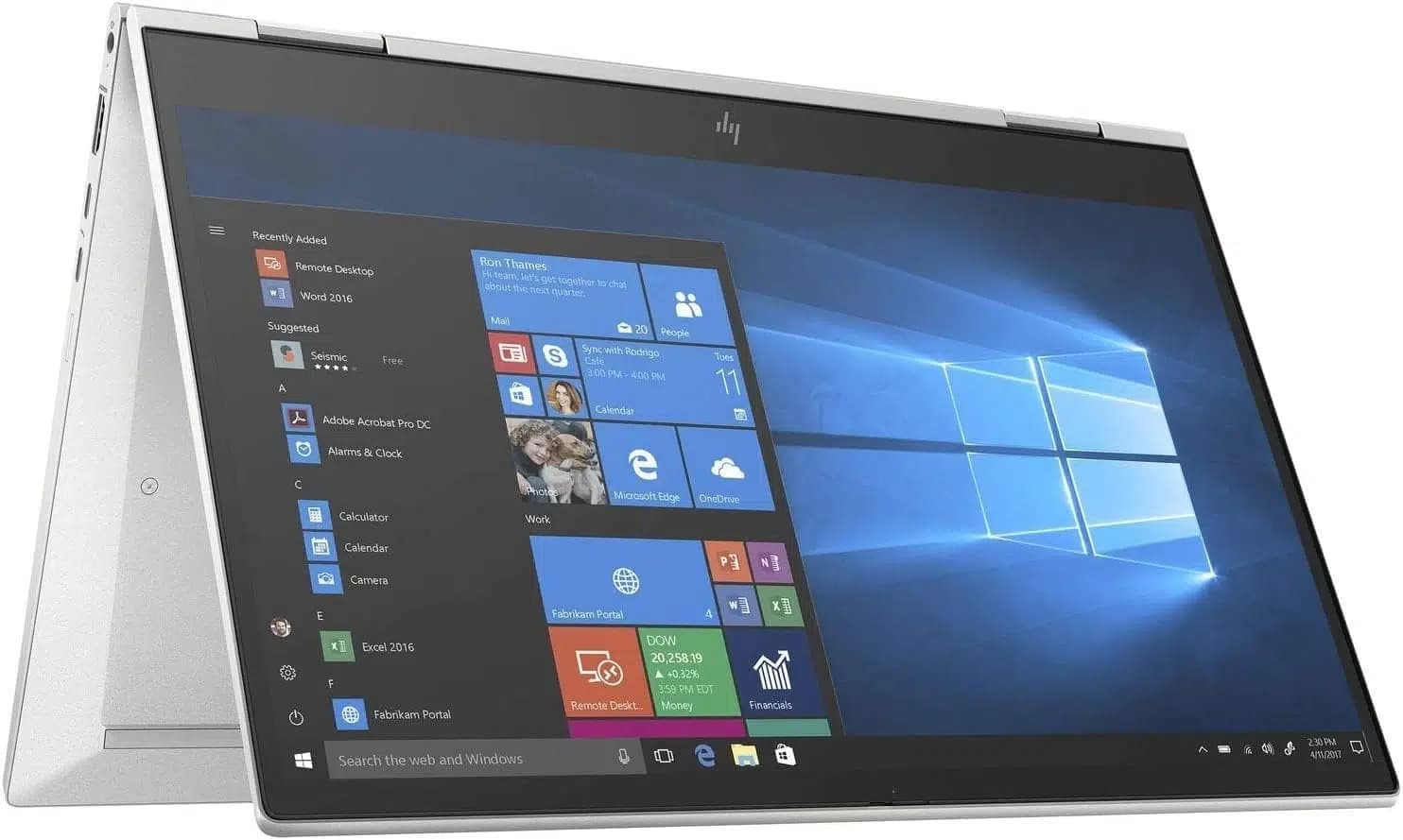 لپ تاپ 13.3 اینچی اچ پی مدل EliteBook 830 G7 x360-i5 10310U-16GB RAM-256GB SSD-Intel Iris Plus Graphics-FHD لمسی X360 — تصویر ۲