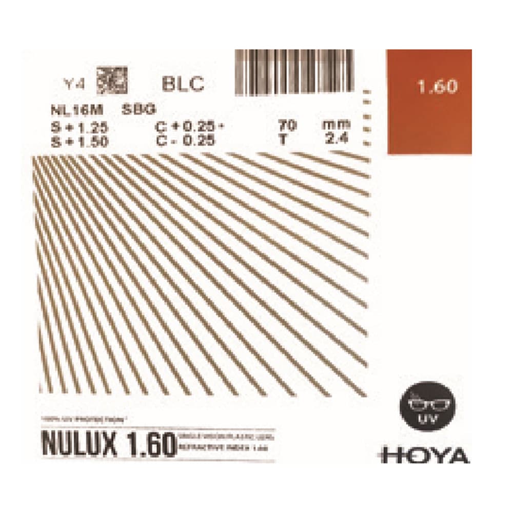 عدسی آسفریک بلو کنترل نیمه فشرده هویا HOYA BLUE 1.60 — تصویر ۴