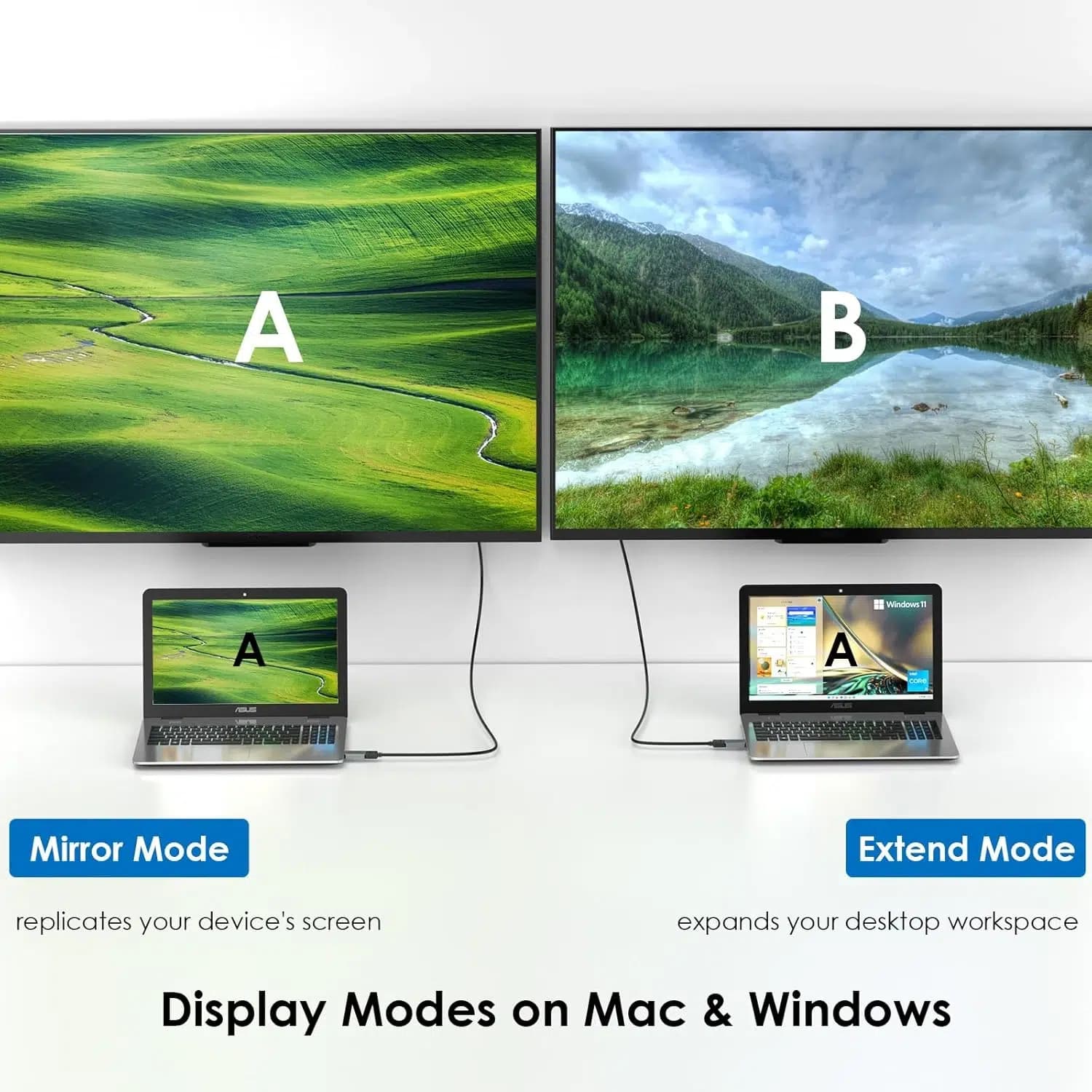 تبدیل DisplayPort به HDMI WAVLINK 4K@60Hz — تصویر ۹