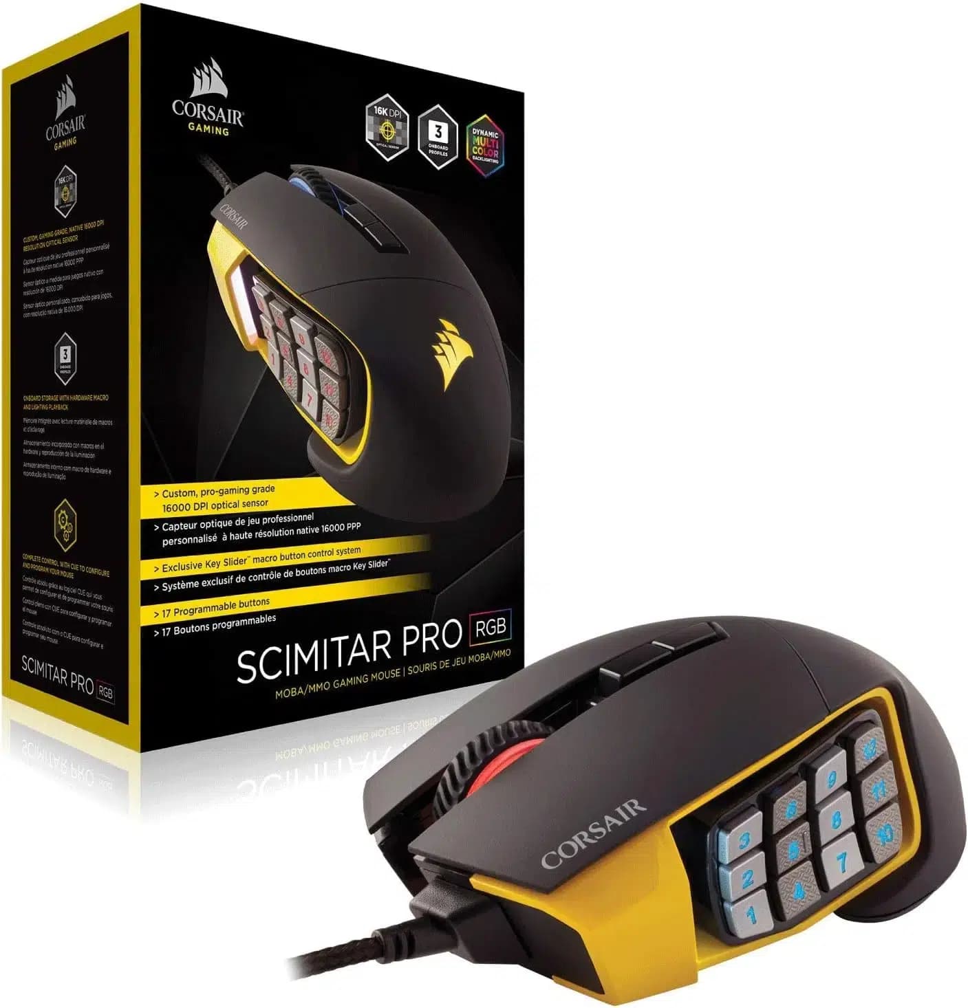 ماوس گیمینگ کورسیر Scimitar Pro RGB — تصویر ۵