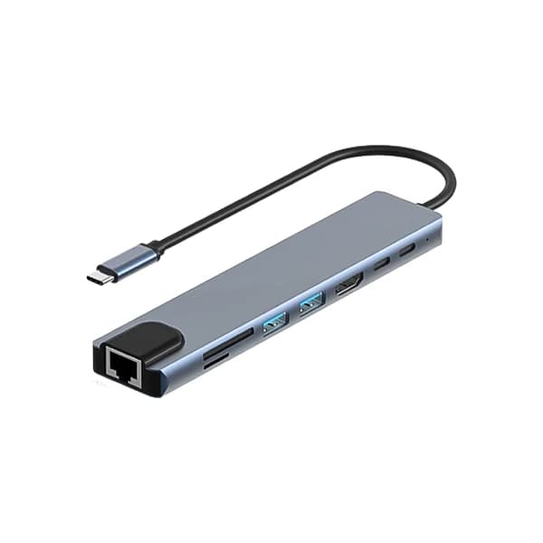 هاب Type-C شیبل 8 پورت 4K — تصویر ۲