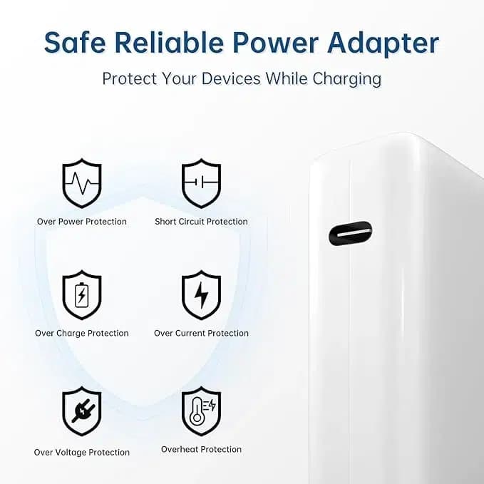 شارژر مک بوک 61 وات USB C — تصویر ۵
