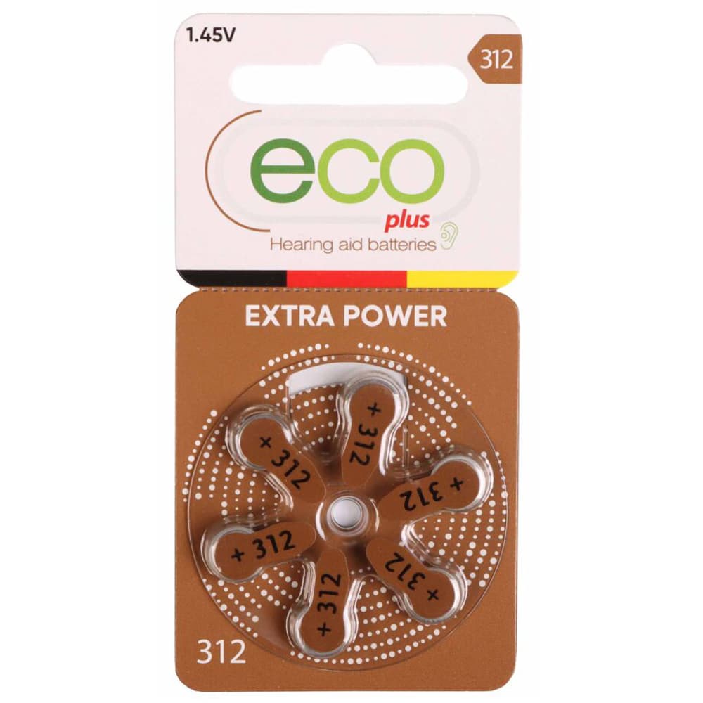 باطری سمعک اکو پلاس (eco plus) شماره 312 — تصویر ۲