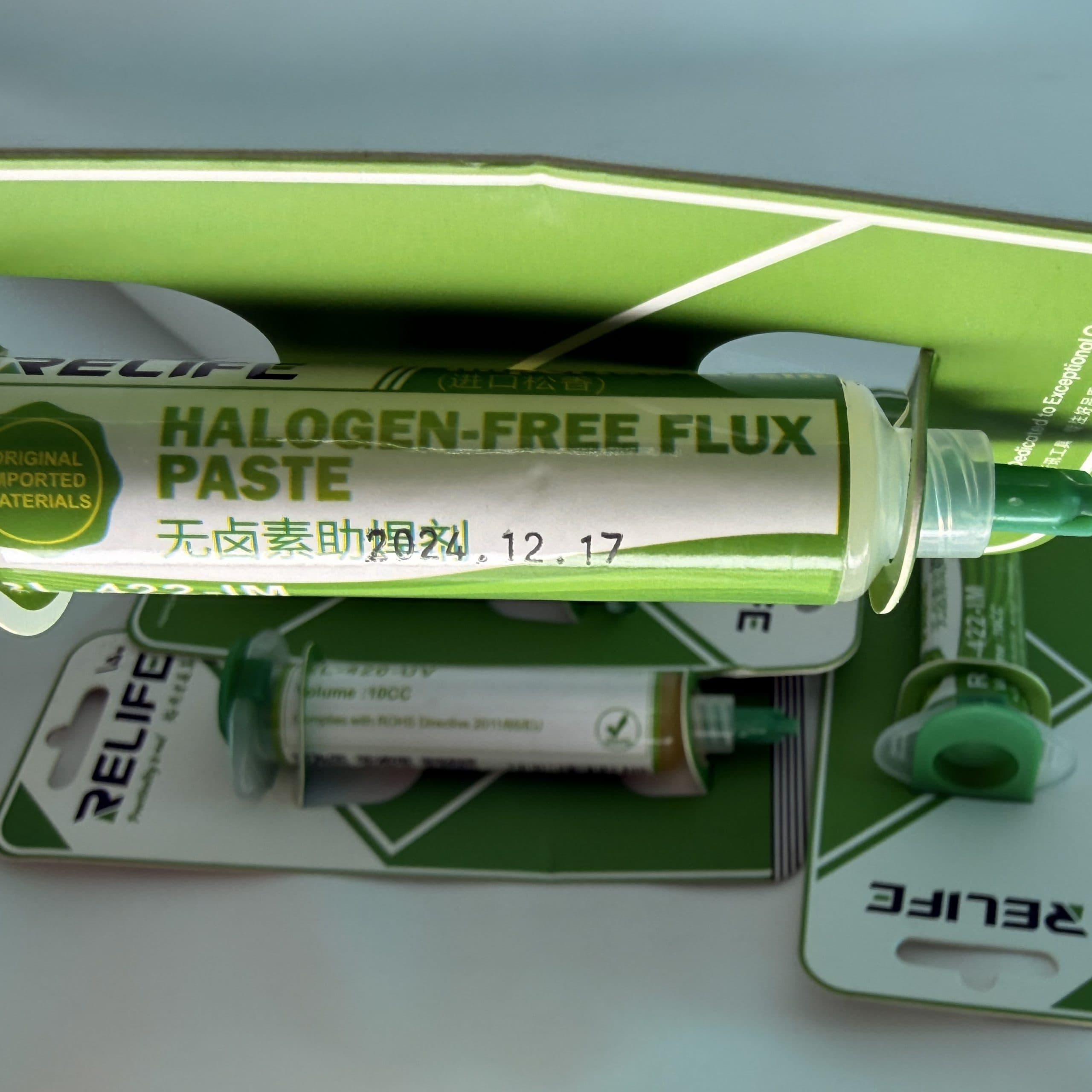 روغن فلکس سرنگی ریلایف RL422 — تصویر ۴